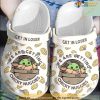 Baby Yoda Star Wars Cartoon Gifts Adults Crocs Shoes Crocband Clog For Men Women