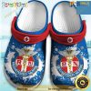 Blue And Red Rn Nurse Crocs Crocband Clog Shoes