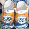 Busch Light Red Crocband Crocs Clog Shoes