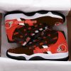 Cleveland Browns Air Jordan 11 Sneaker Shoes