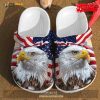 Eagle America Flag Independence Us Day Gift For Man Women Crocs Clog Shoes