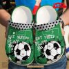Eat Sleep Play Soccer Green For Man Women Crocs Classic Clog Shoes