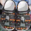 Halloween Pumpkin Michael Myers Crocband Crocs Clog Shoes