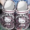 Hello Kitty Black-Pink Crocband Crocs Clog Shoes