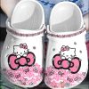 Hello Kitty Cute Pink Crocband Crocs Clog Shoes