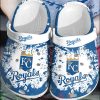 Mlb Kansas City Royals White-Blue Crocband Crocs Clog Shoes
