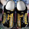 Mlb Pittsburgh Pirates Black-Yellow Crocband Crocs Clog Shoes