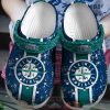 Mlb Seattle Mariners Navy Crocband Crocs Clog Shoes