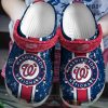Mlb Washington Nationals Red-Navy Crocband Crocs Clog Shoes