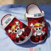 One Piece Monkey D Luffy Icons Red Anime Crocband Crocs Clog Shoes