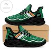Personalized Iowa Hawkeyes Ncaa Logo Saint Patrick S Day Shamrock Custom Name Clunky Max Soul Shoes Sneakers For Mens Womens