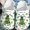Star Wars Baby Yoda Irish I Am Kiss Me You Must Crocband Crocs Clog Shoes