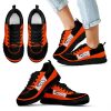 Cross Thread Seamless Beautiful Logo Denver Broncos Sneakers