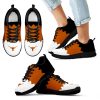 Incredible Line Zig Zag Disorder Beautiful Texas Longhorns Sneakers