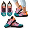 Miami Dolphins Cancer Pink Ribbon Sneakers