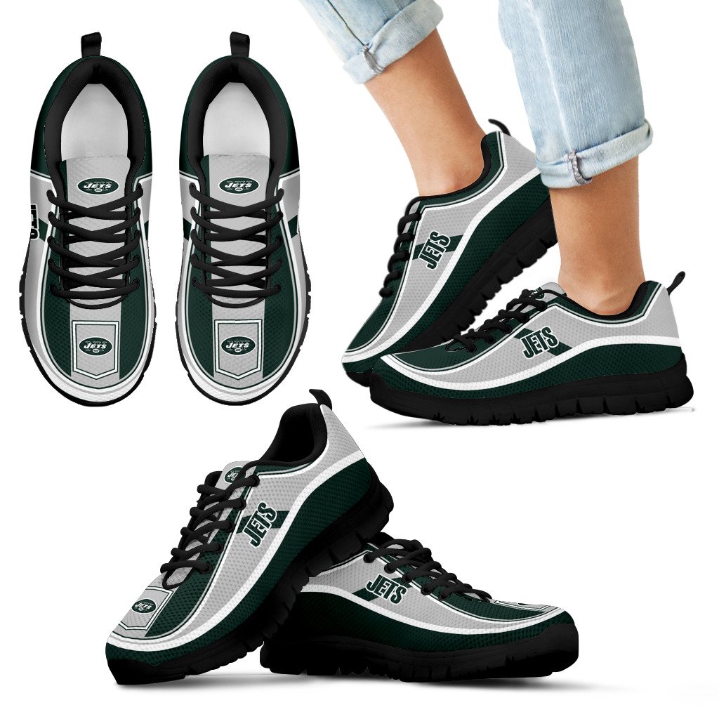 Vintage Color Flag New York Jets Sneakers