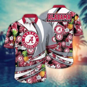 Alabama Crimson Tide Blossom Hawaiian Shirt