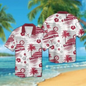 Alabama Crimson Tide Coconut Island Hawaiian Shirt