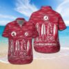 Alabama Crimson Tide Surfboard Hawaiian Shirt