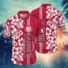 Alabama Crimson Tide White Floral Hawaiian Shirt
