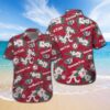 Alabama Crimson Tide White Floral Hawaiian Shirt