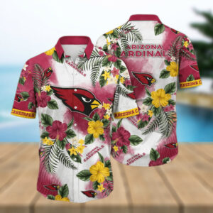 Arizona Cardinals NFL Aloha Pattern Gift For Sport Hawaiian Shirt