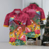 Arizona Cardinals NFL Flamingo And Flower Aloha Hawaiian Shirt