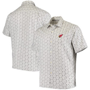Arizona Cardinals NFL Floral White Background Hawaiian Shirt