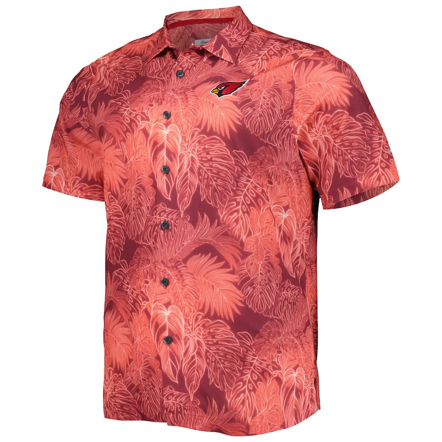 Arizona-Cardinals-NFL-Leaves-Pattern-Hawaiian-Shirt-1