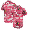 Arizona Cardinals NFL Logo Art Pattern Hawaiian Shirt