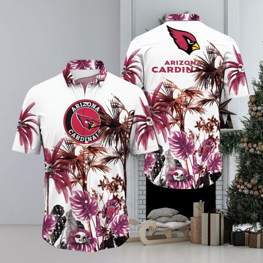 Arizona Cardinals NFL Palm Tree Hawaiian Shirt Arizona Cardinals NFL Palm Tree Hawaiian Shirt