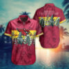 Arizona Cardinals NFL Simple Aloha Pattern Hawaiian Shirt
