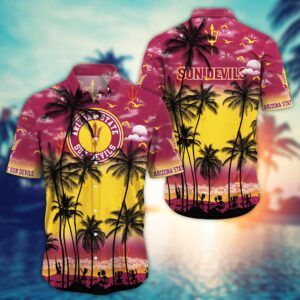 Arizona State Sun Devils Palm Tree Island Hawaiian Shirt