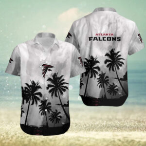 Atlanta Falcons NFL Coconut Trees Beach Vacation Hawaiian Shirt