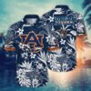 Auburn Tigers Brightly Colored Flower Hawaiian Shirt