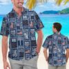 Auburn Tigers Checkerboard Pattern Hawaiian Shirt