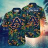 Auburn Tigers Tropical Leaf Hawaiian Shirt