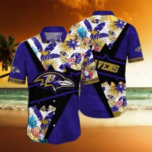 Baltimore Ravens NFL Practical Beach Gift For Him Hawaiian Shirt