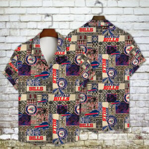 Buffalo Bills 2023 AOP Hawaiian Shirt V2