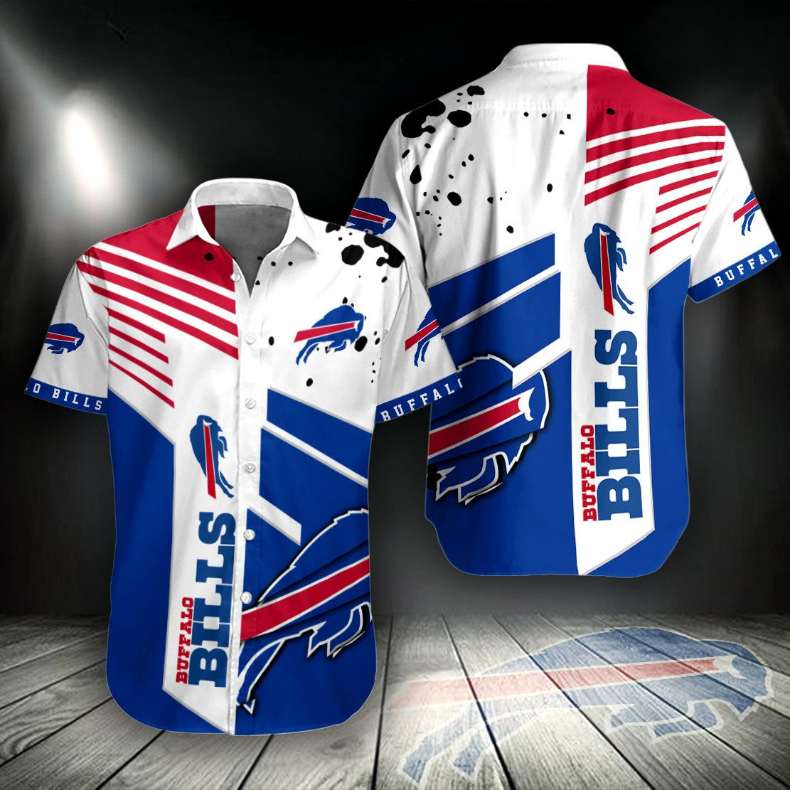 Buffalo Bills NFL Sport Pattern Hawaiian Shirt V1 Buffalo Bills NFL Sport Pattern Hawaiian Shirt V1