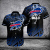 Buffalo Bills NFL Thunder Pattern Hawaiian Shirt
