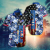 Buffalo Bills NFL Tropical American Flag Style Hawaiian Shirt