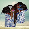 Buffalo Bills NFL Vintage US Flag Beach Hawaiian Shirt