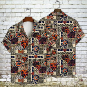 Chicago Bears 2023 AOP Hawaiian Shirt V4