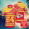 Custom Kansas City Chiefs Logo Star Hawaiian Shirt