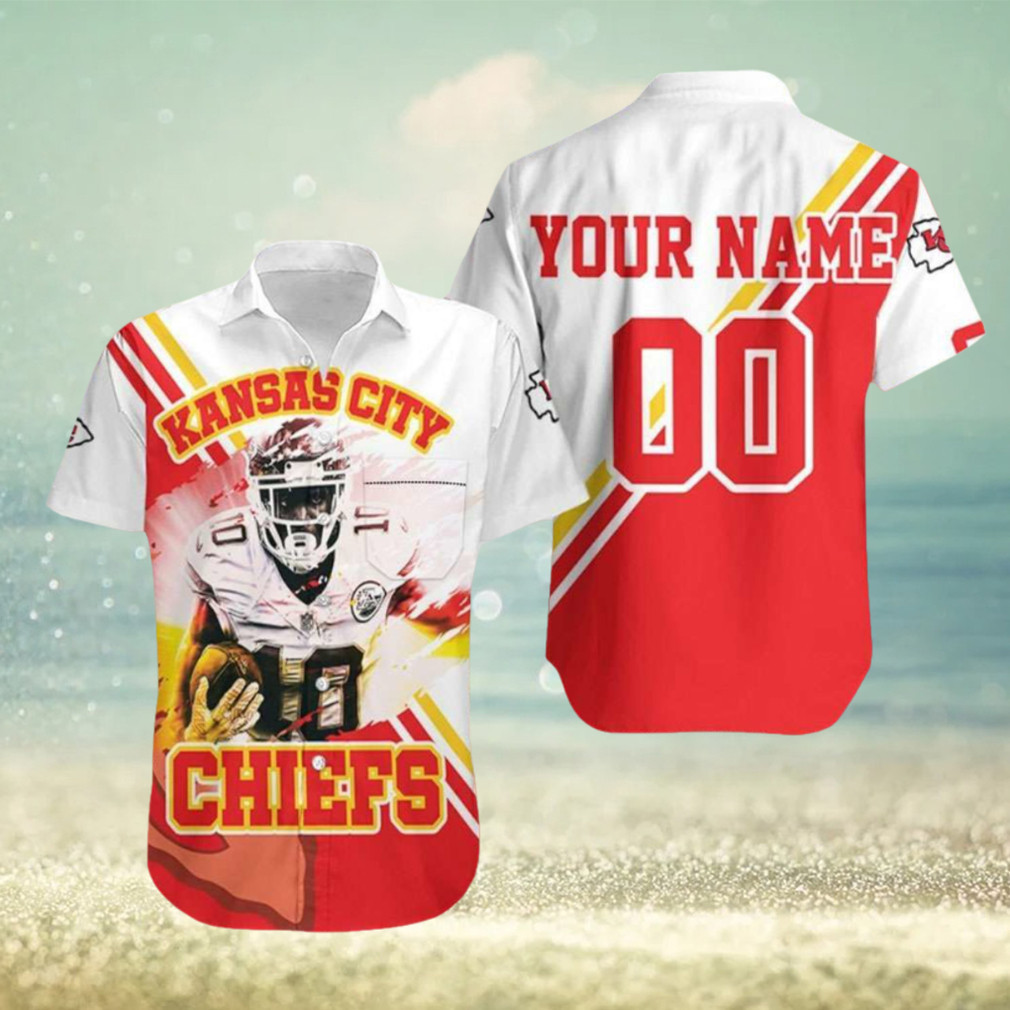 Custom Kansas City Chiefs Tyreek Hill 10 Hawaiian Shirt Custom Kansas City Chiefs Tyreek Hill 10 Hawaiian Shirt