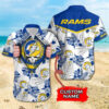 Custom Los Angeles Rams Grateful Dead Hawaiian Shirt