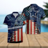 Dallas Cowboys NFL American Flag Logo Hawaiian Shirt