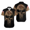 Denver Broncos NFL Camouflage Skull Hawaiian Shirt