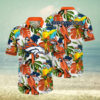 Denver Broncos NFL Flower Summer Hawaiian Shirt